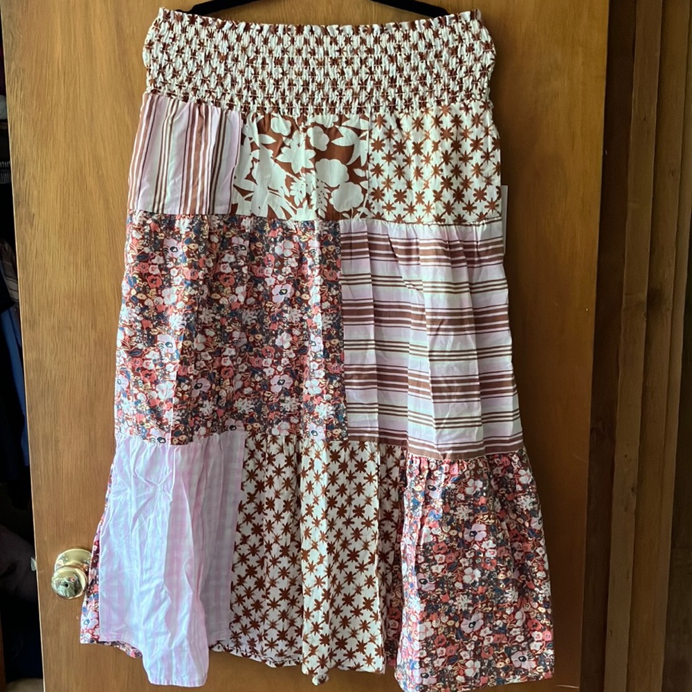 Cute patchwork skirt NWT